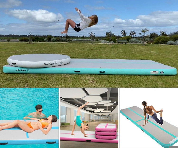 OEM Air Track Inflatable Gymnastics Mat Yoga Mat 6m Inflatable Air Track Tumbling Mat