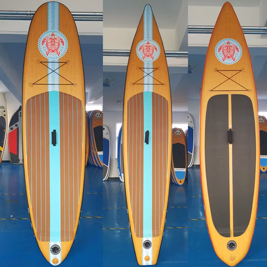 Bamboo Paddle Board Inflatable Sup with Light Weight