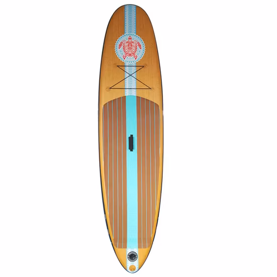 Bamboo Paddle Board Inflatable Sup with Light Weight