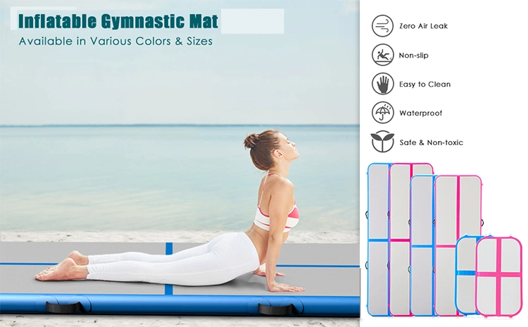 2022 New Arrived Wholesale Cheap Price Yoga Mat Inflatable Air Track Tumbling Mat