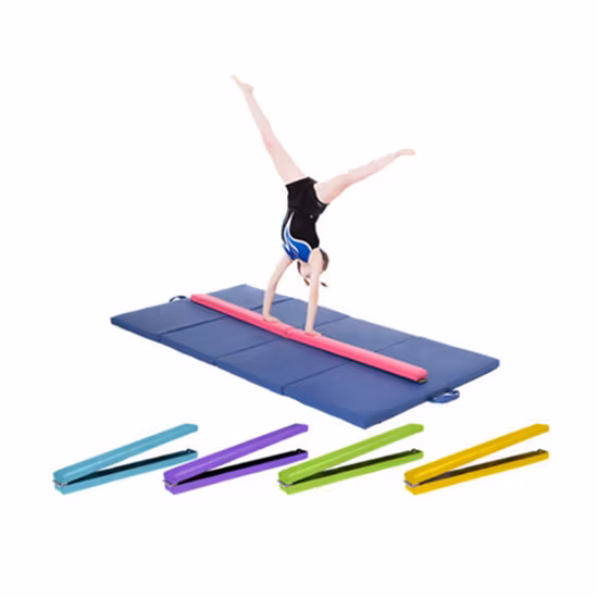 Artistic Gymnastics Inflatable Soft Dwf Air Track Gym Mat Floor Air Balance Beam